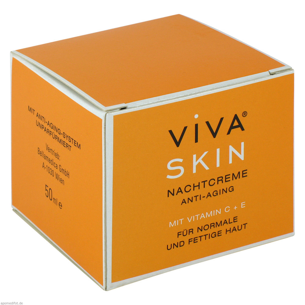 Viva Skin Nachtcreme Anti-Aging 50 ml Normale/fette Haut