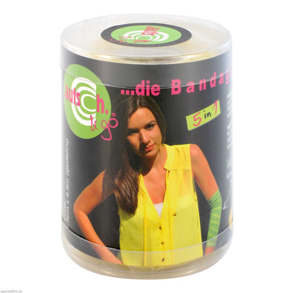 Autsch & go Elastische Bandage Gelb 75 mm 1 Stk. 