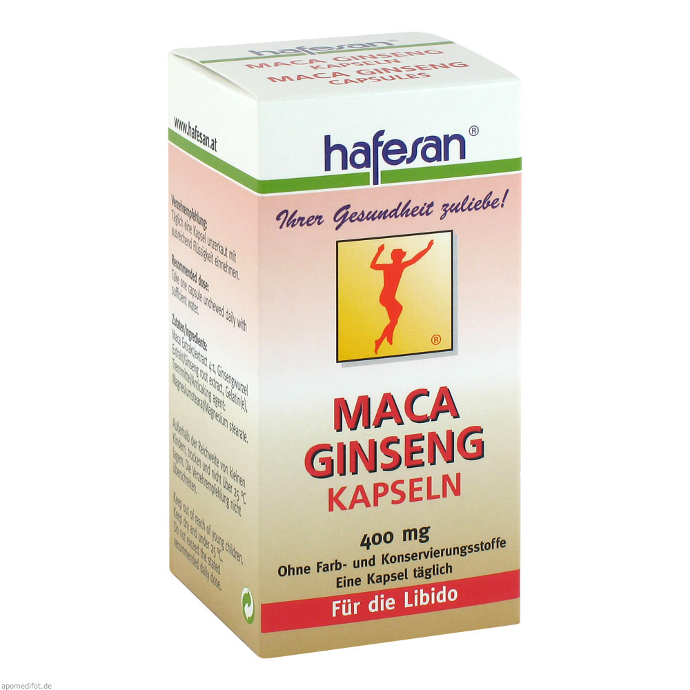 hafesan Maca + Ginseng 400 mg Kapseln