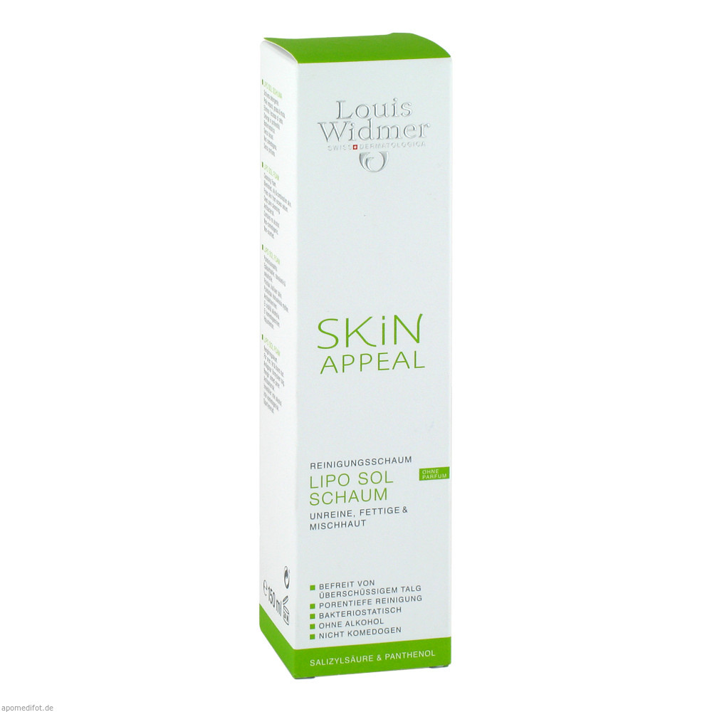 Louis Widmer Skin Appeal Lipo Sol Schaum 150 ml