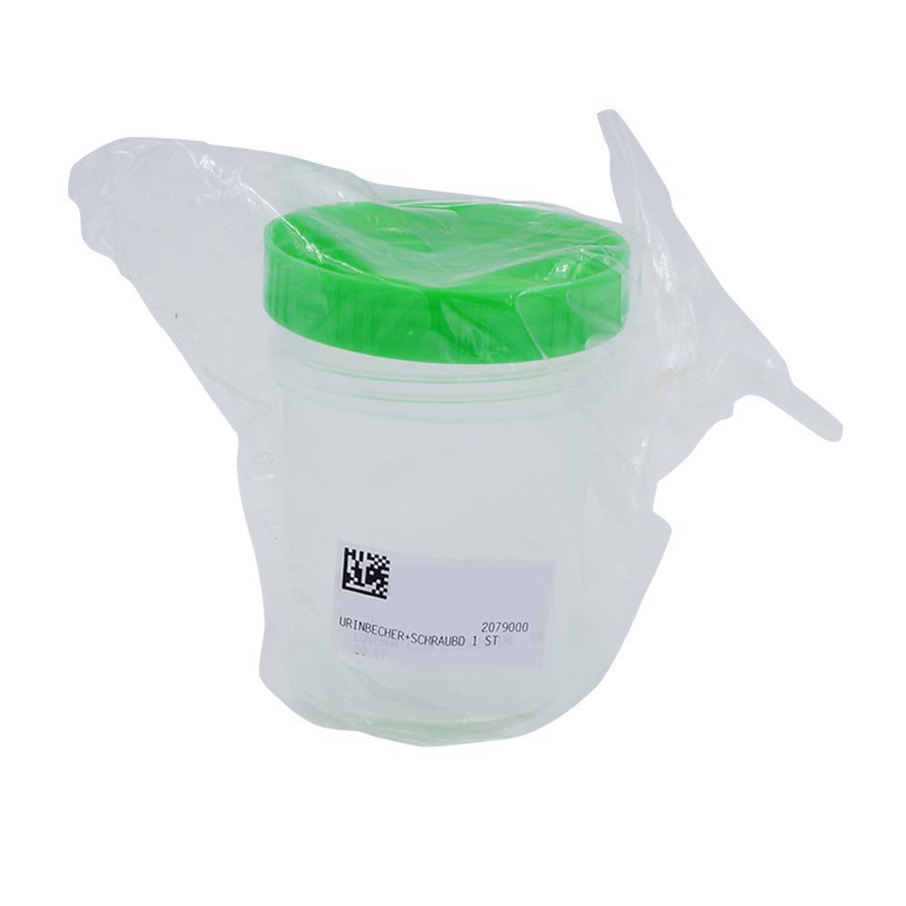 Urinbecher mit Schraubdeckel 1 Stk.