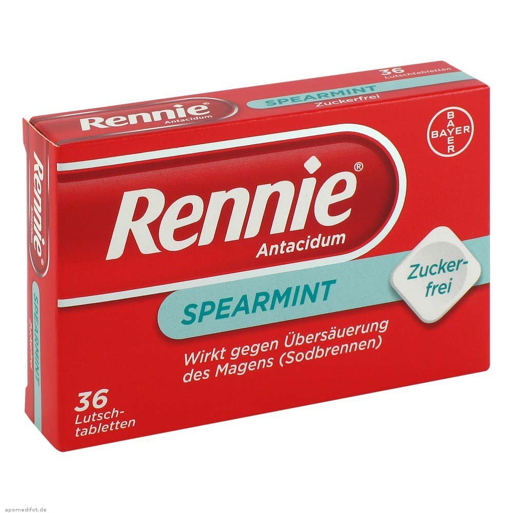 Rennie Antacidum Spearmint Lutschtabletten 36 Stk.