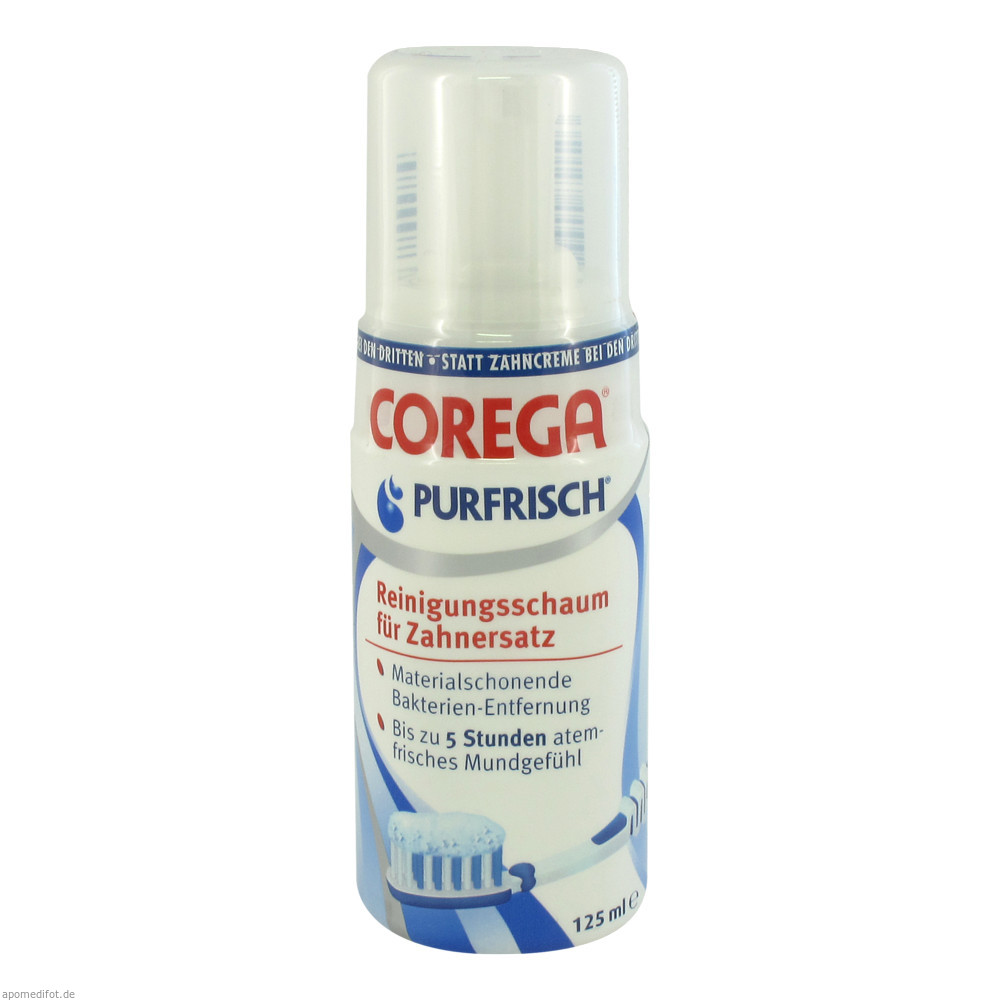 Corega Purfrisch Reinigungsschaum 125 g