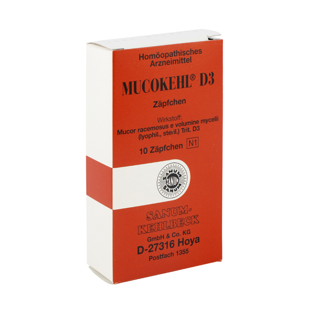 Sanum Kehlbeck Mucokehl D3 Suppositorium (Zäpfchen) 10 Stk.