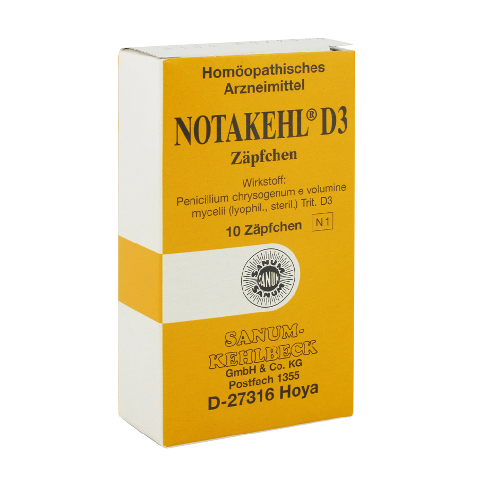 Sanum Kehlbeck Notakehl D 3 Suppositorium (Zäpfchen)