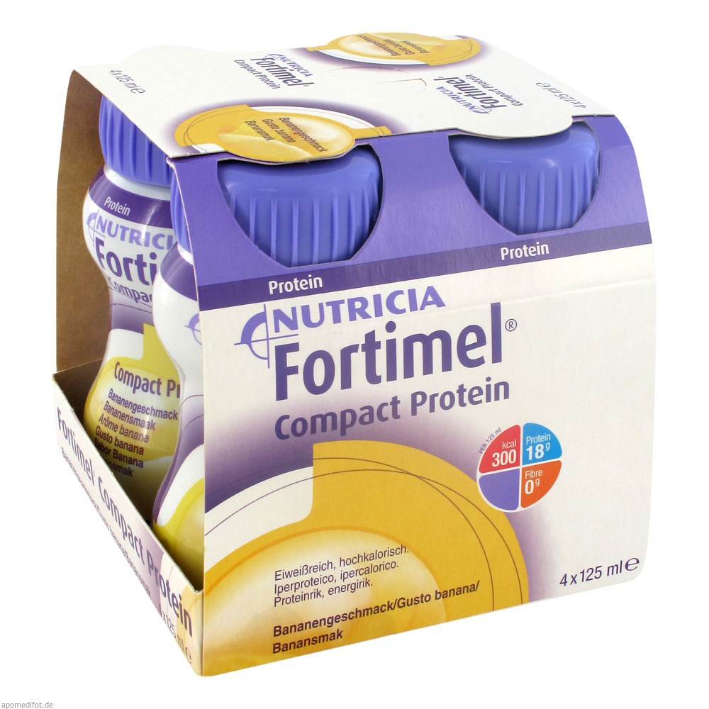 Nutricia Fortimel Compact Protein 125 4 Stk. Banane