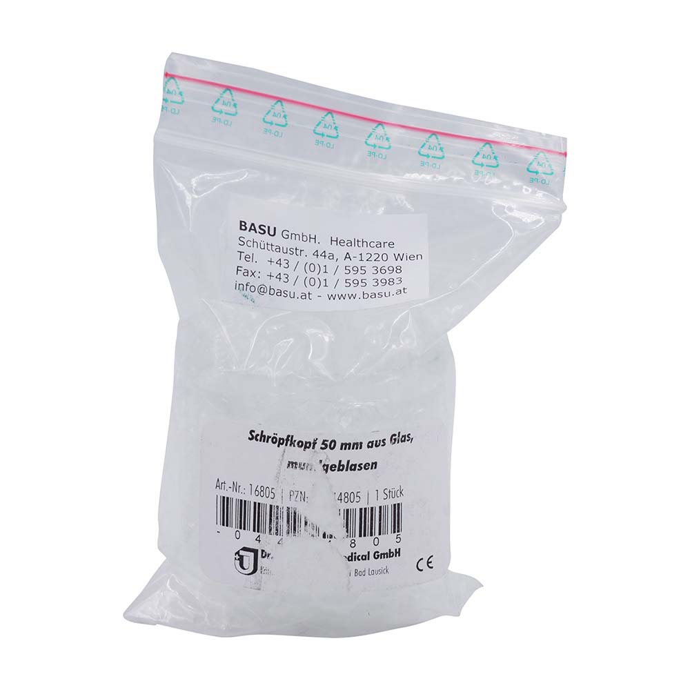 Schröpfkopf Glas 1 Stk. 50 mm