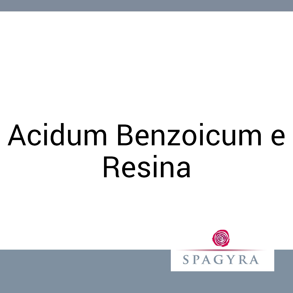 Acidum Benzoicum e Resina Spagyra 10 ml C 60 Globuli