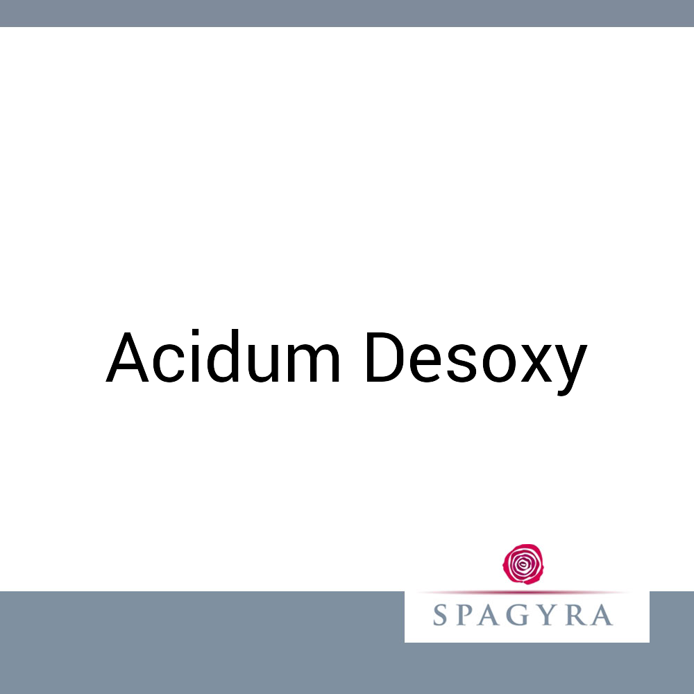 Acidum Desoxy Spagyra D 12 Globuli 20 ml