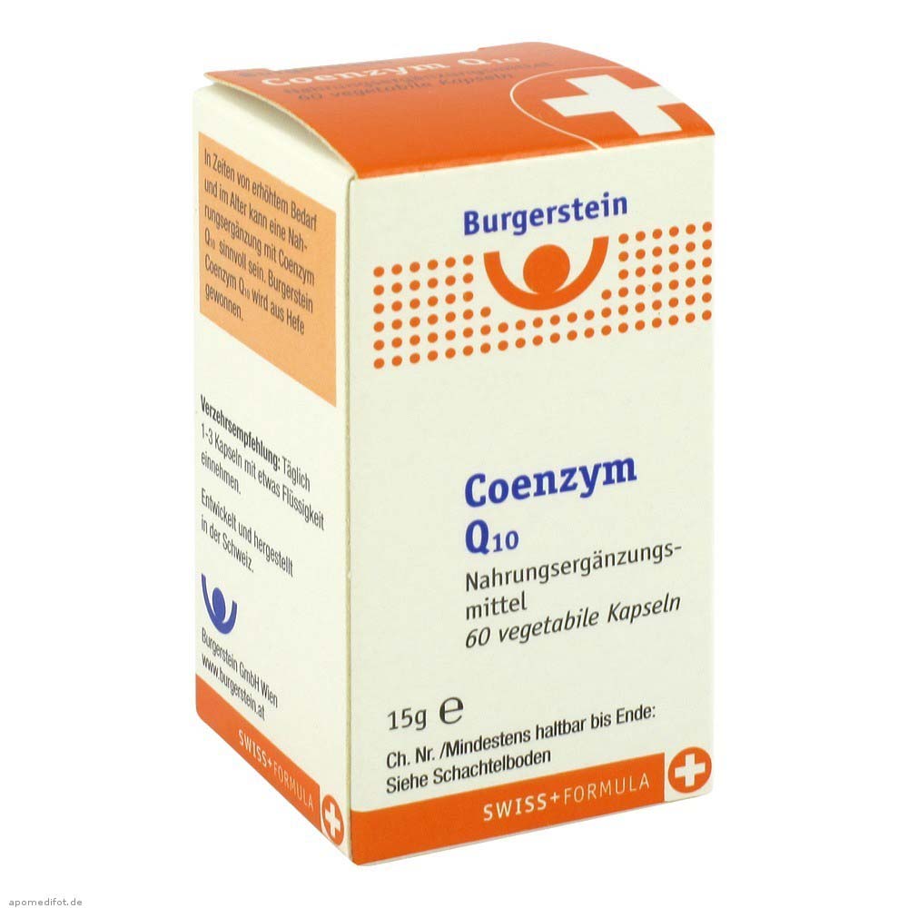 Burgerstein Q10 Coenzym 30 mg 60 Stk. Kapseln