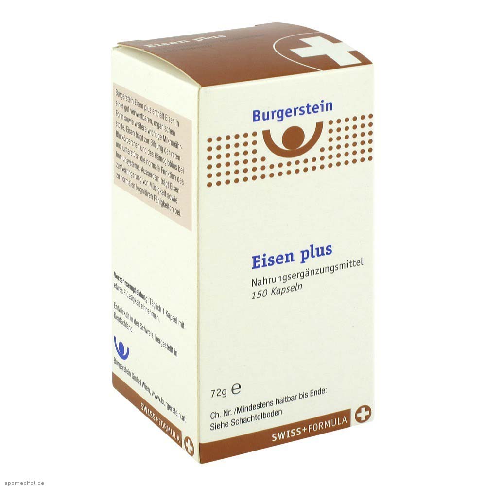 Burgerstein Eisen Plus Kapseln 150 Stk.
