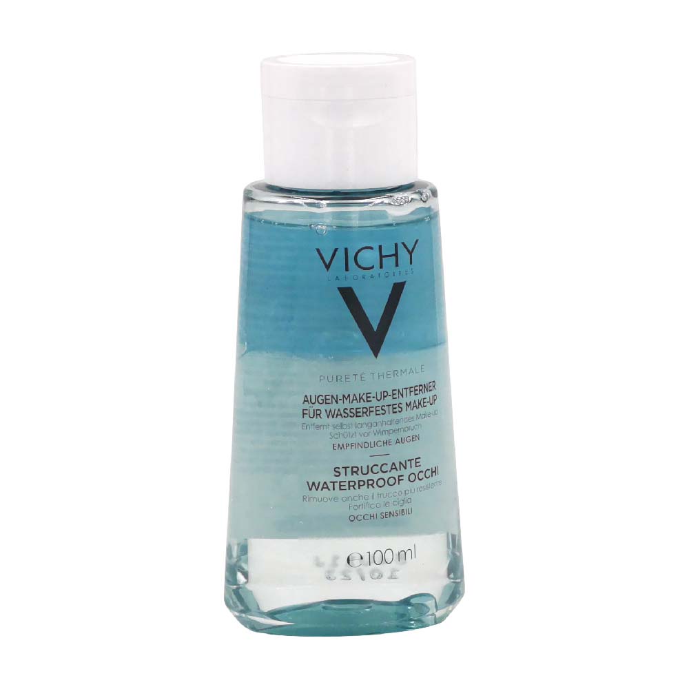 VICHY Pureté Thermale Wasserfester Augen-Make-up-Entferner für empfindliche Augen 100 ml