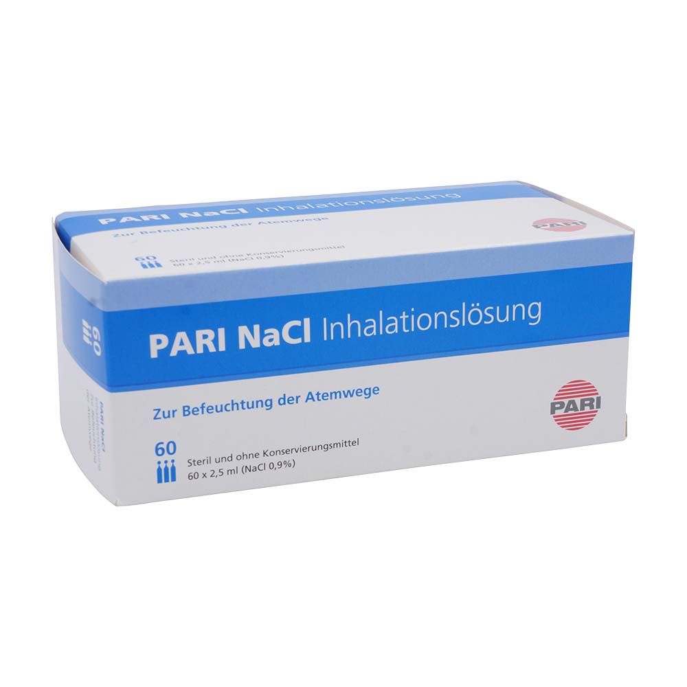 PARI NaCl 0,9% Inhalationslösung 60 x 2,5 ml