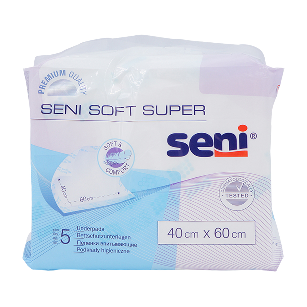 Krankenunterlage Seni Soft 5 Stk. 40 x 60 cm