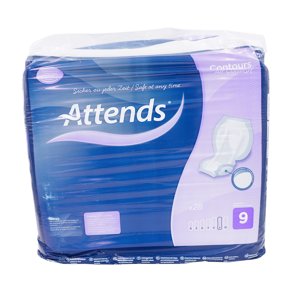 Inkontinenz Attends Einlage Contours Air 9 28 Stk.