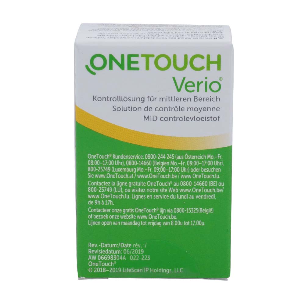 LifeScan OneTouch Verio Kontroll-Lösung 3 2 Stk.