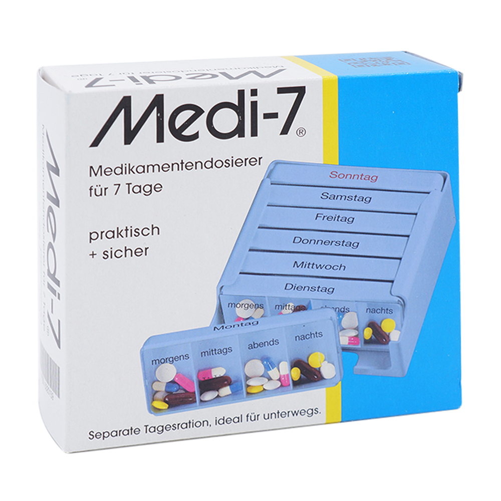 Medi-7 APV Medikament Blau Doskar 1 Stk.