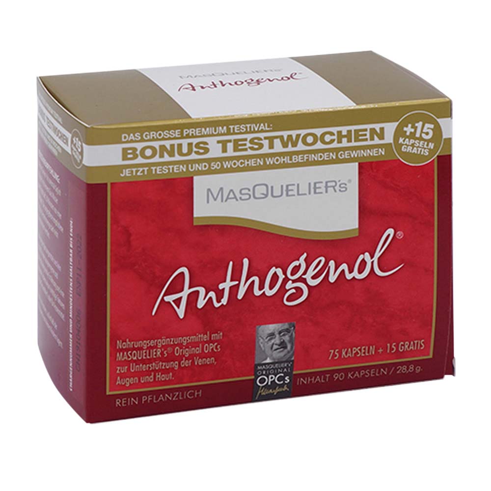 OPCs Original Masqueliers Anthogenol Kapseln 75+15 90 Stk.