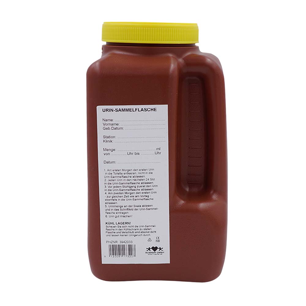 Urinsammelflasche mit Deckel 3 Liter 1 Stk.
