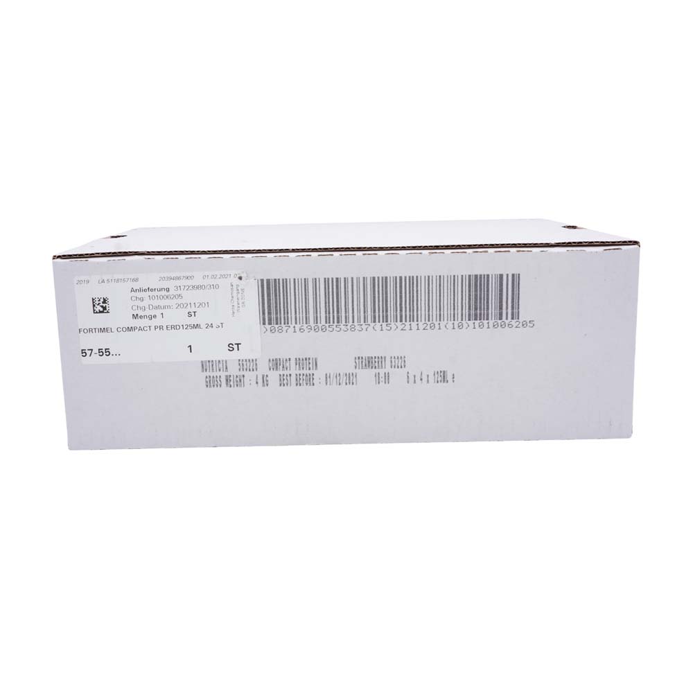 Nutricia Fortimel Compact Protein 125 24 Stk. Erdbeer