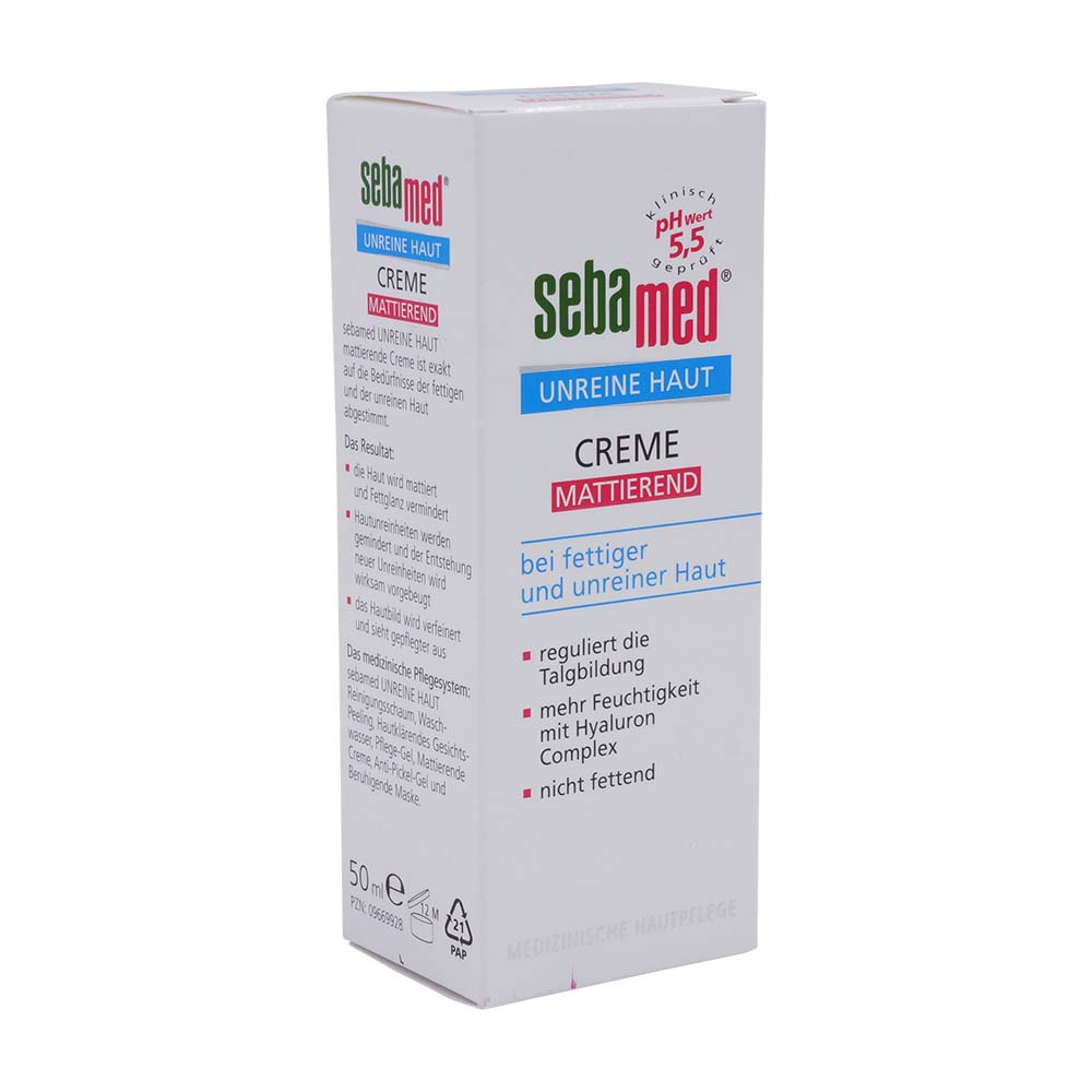 Sebamed Unreine Haut Creme Mattierend 50 ml