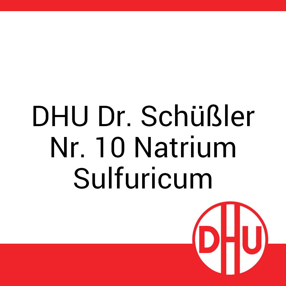 DHU Dr. Schüßler Nr. 10 Natrium Sulfuricum DHU 250 g D 12 Tabletten
