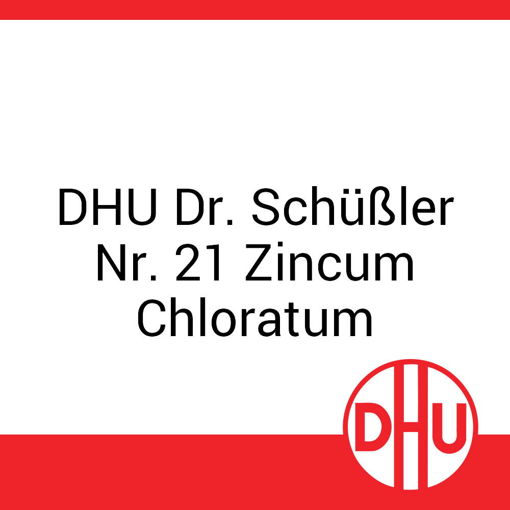 DHU Dr. Schüßler Nr. 21 Zincum Chloratum DHU 20 g D 12 Tabletten