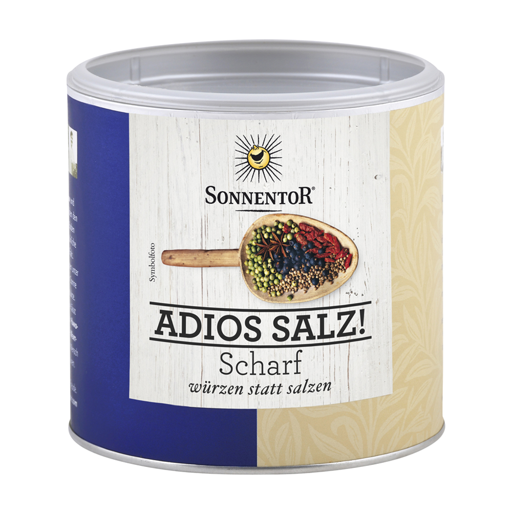 Sonnentor Adios Salz! Gemüsemischung scharf Gastrodose 165 g