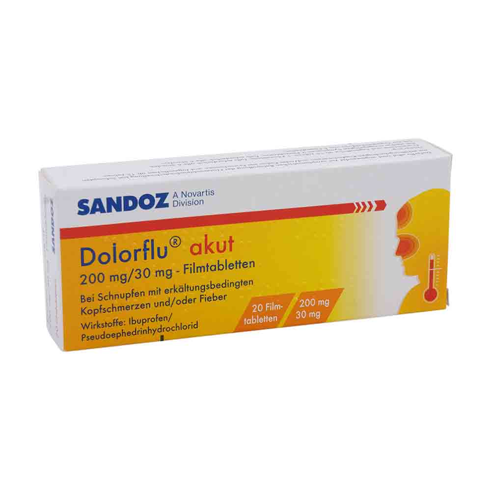 Dolorflu akut 200mg/30 mg Filmtabletten 20 Stk.
