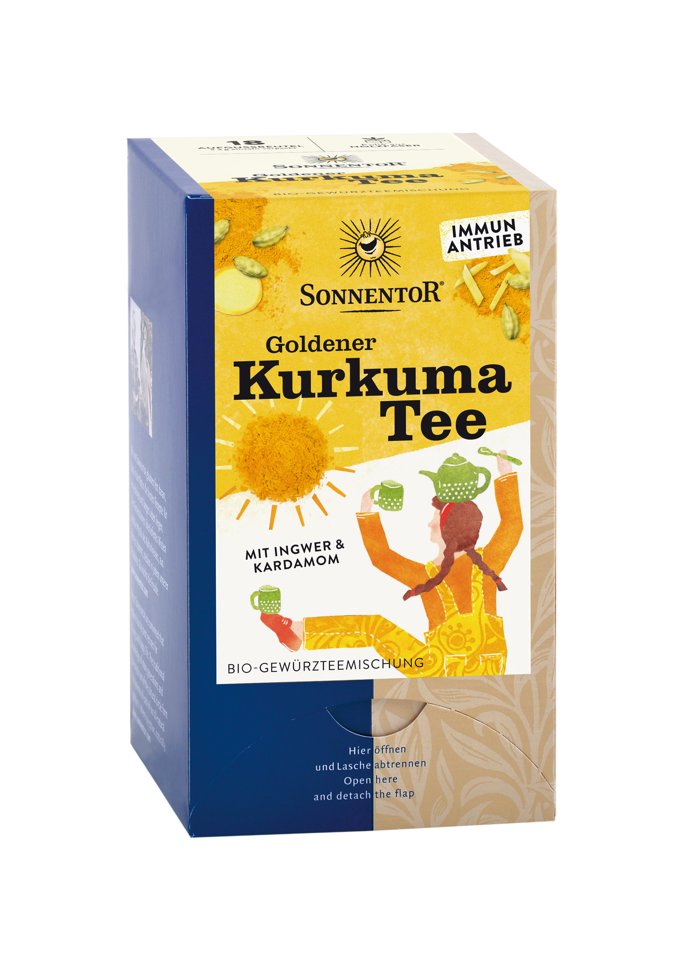 Sonnentor Goldener Kurkuma Tee 18 Btl.