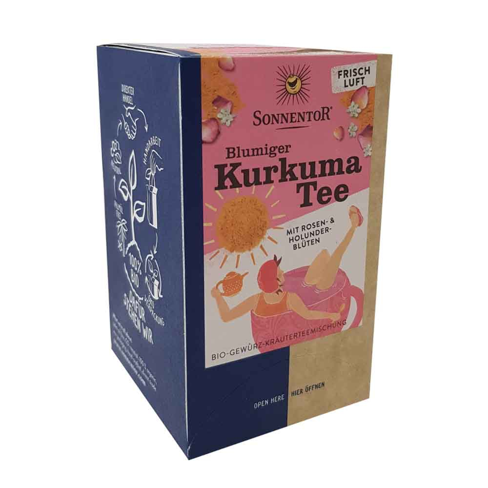 Sonnentor Blumiger Kurkuma Tee 18 Btl.