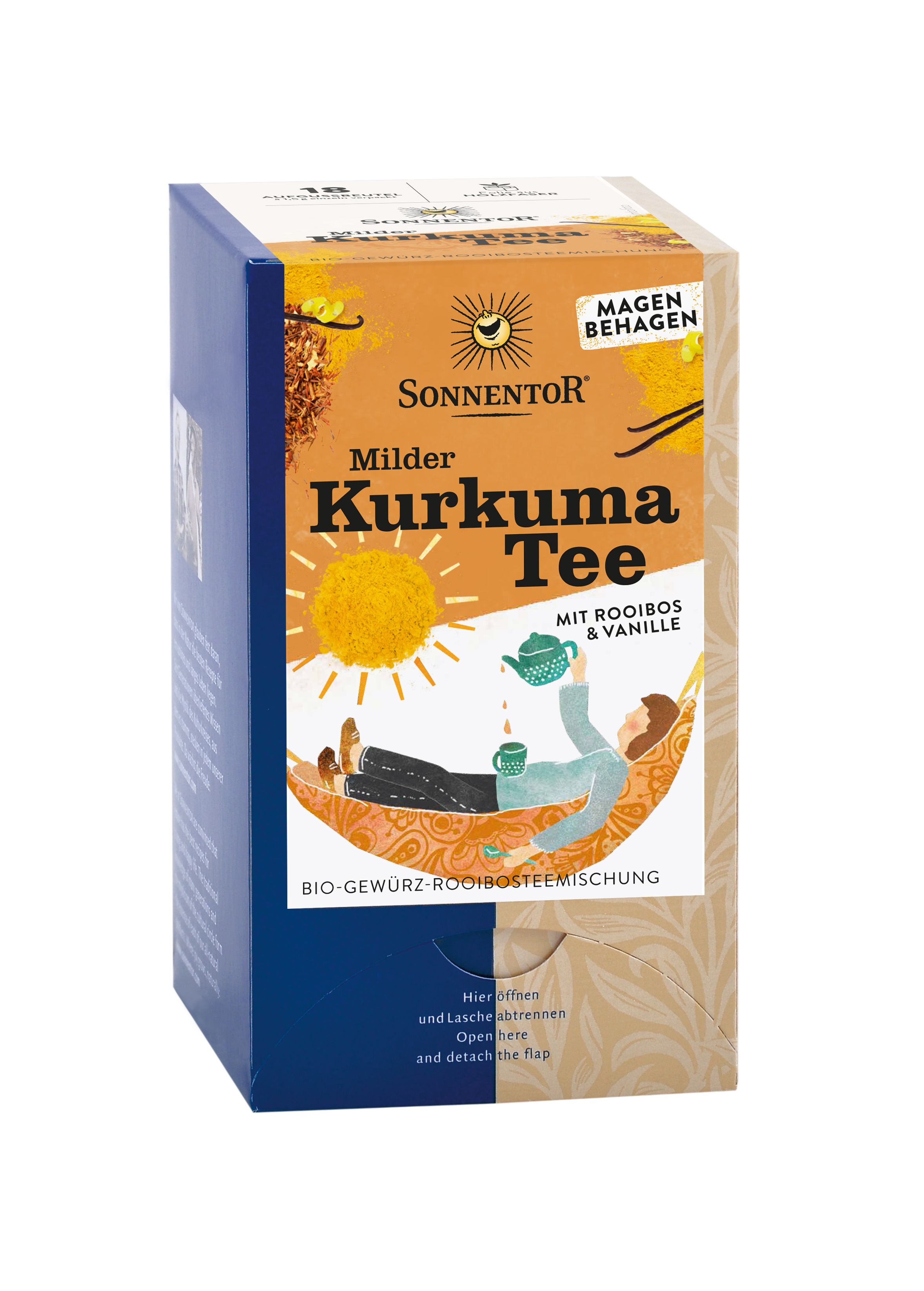 Sonnentor Milder Kurkuma Tee 18 Btl.