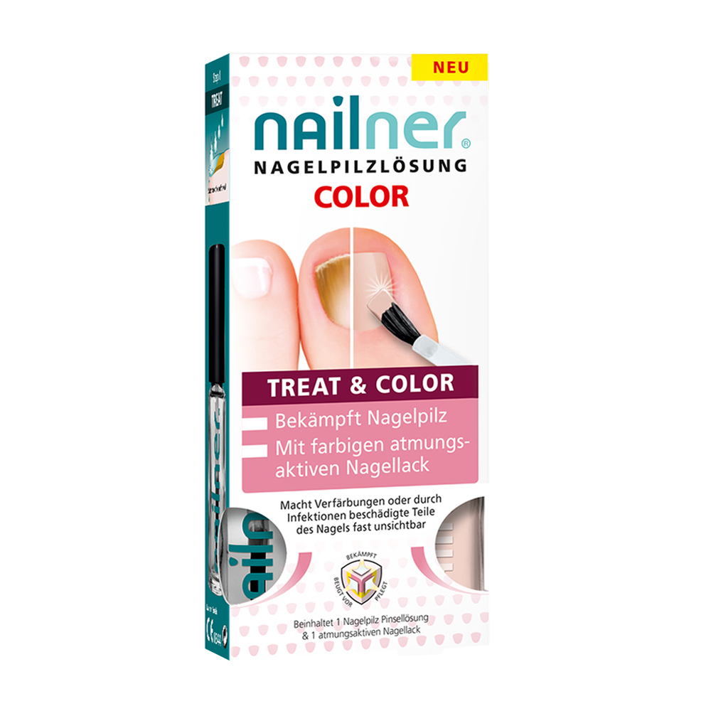 Nailner Nagelpilzlösung Treat & Color