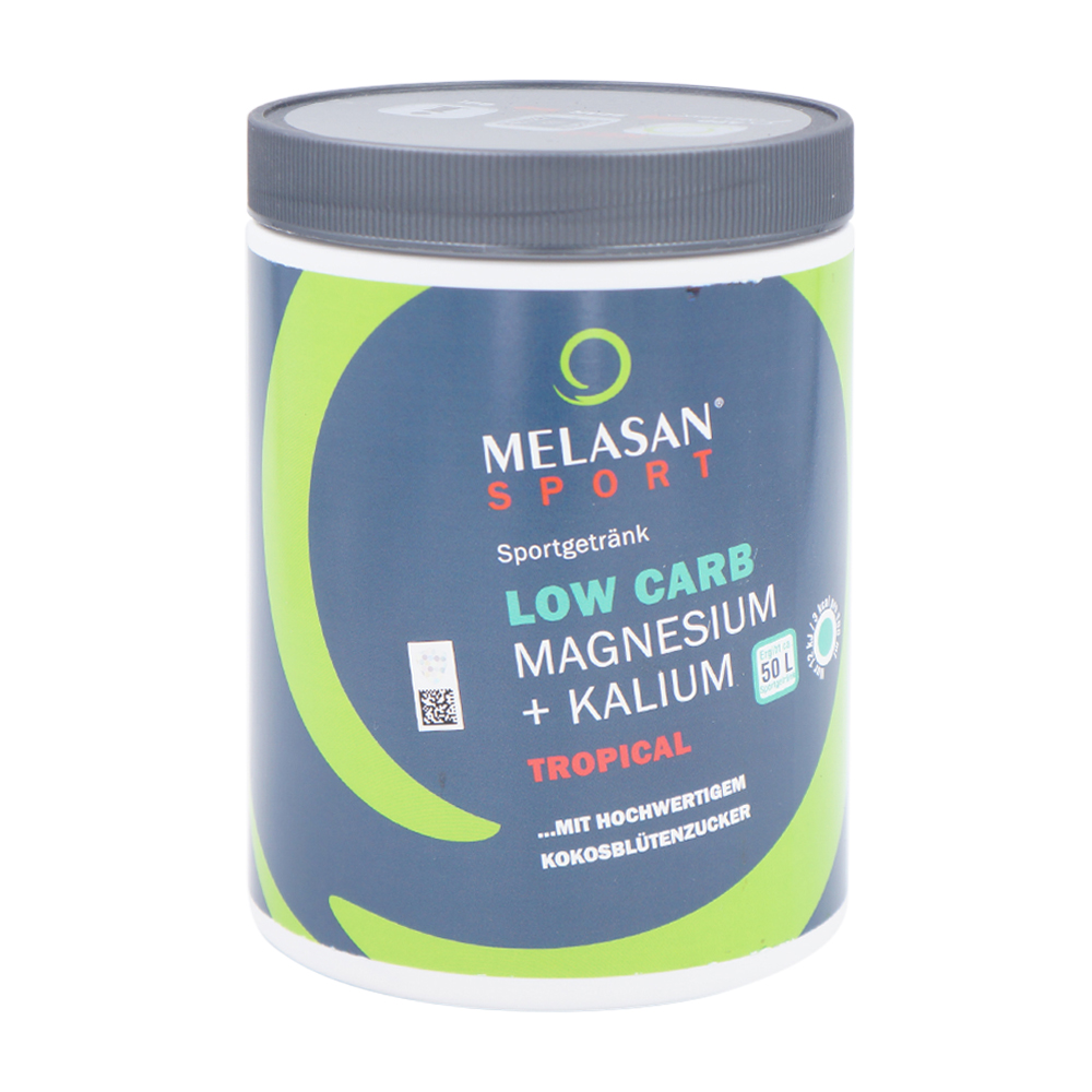 Melasan Sport LOW CARB Magnesium Kalium Tropical 720 g