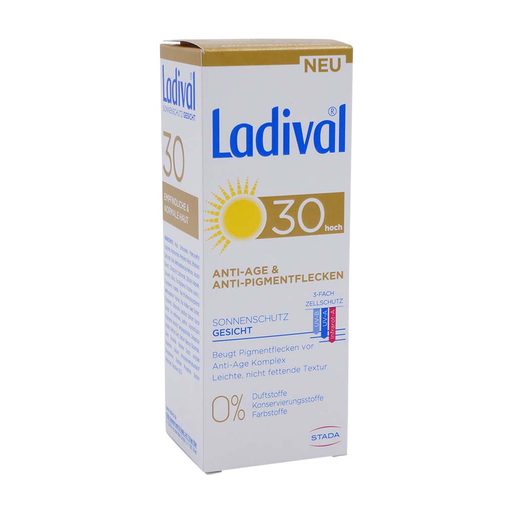 Lavidal Anti-Age & Anti-Pigmentflecken Sonnenschutz Creme 50 ML LSF 30 
