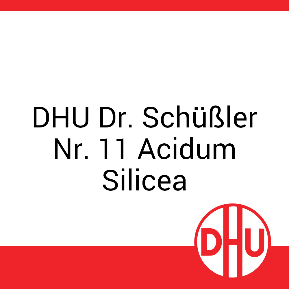 DHU Dr. Schüßler Nr. 11 Acidum Silicea DHU 20 g D 12 Tabletten