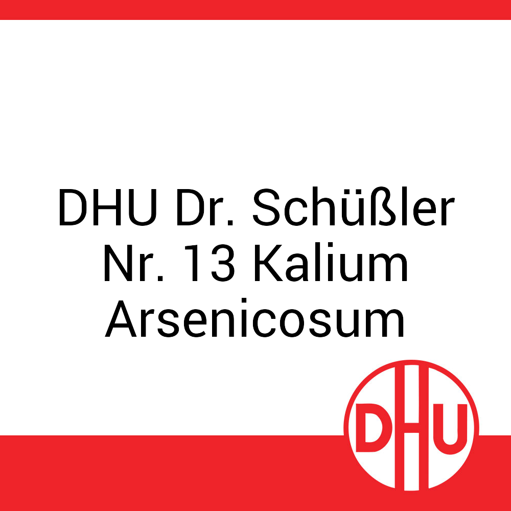 DHU Dr. Schüßler Nr. 13 Kalium Arsenicosum DHU 100 g D 12 Tabletten