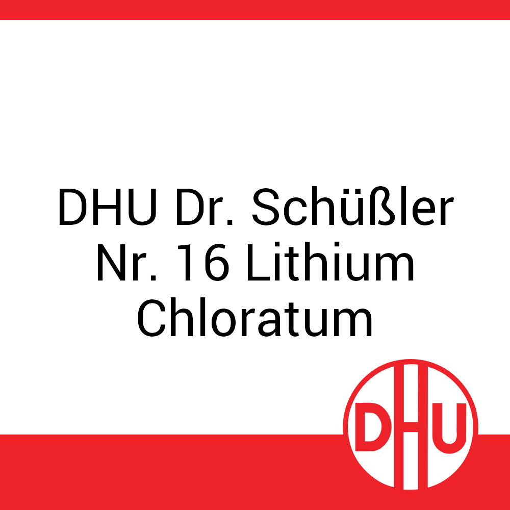DHU Dr. Schüßler Nr. 16 Lithium Chloratum DHU 20 g D 12 Tabletten