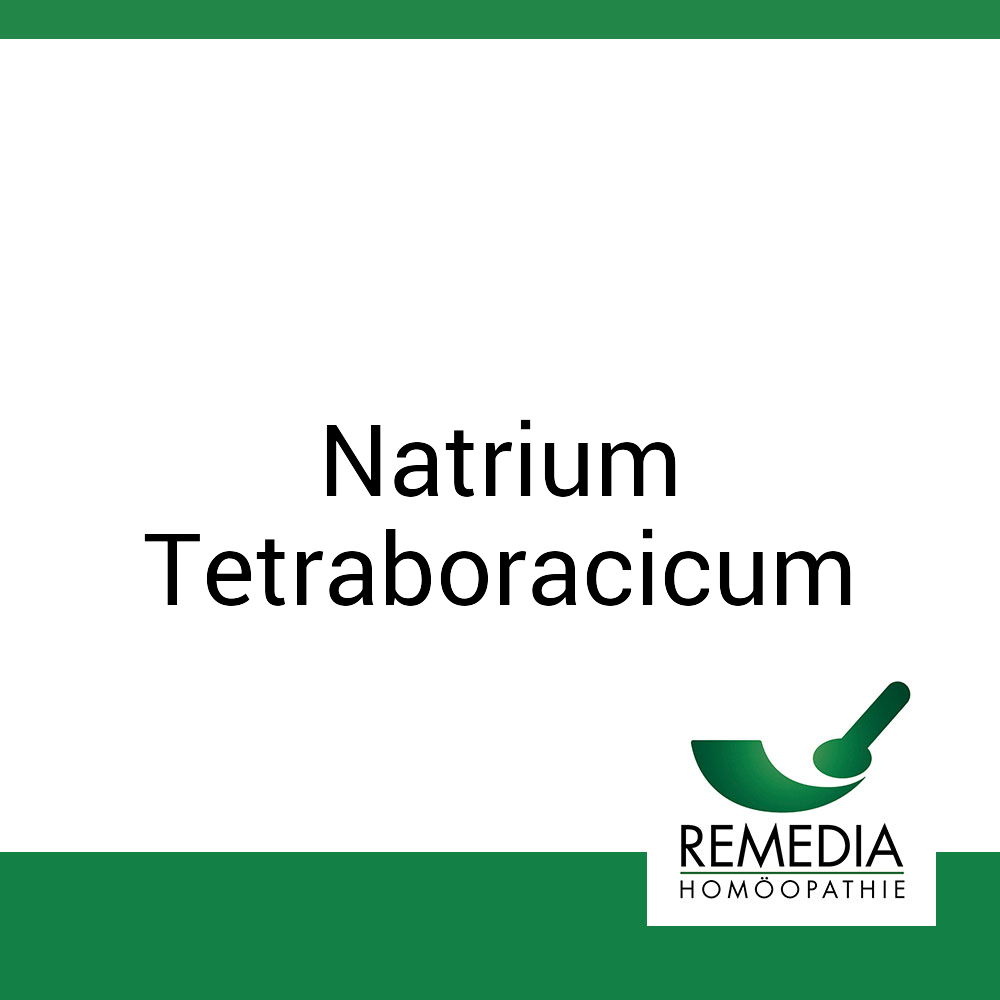 Natrium Tetraboracicum Remedia 20 g D 4 Globuli
