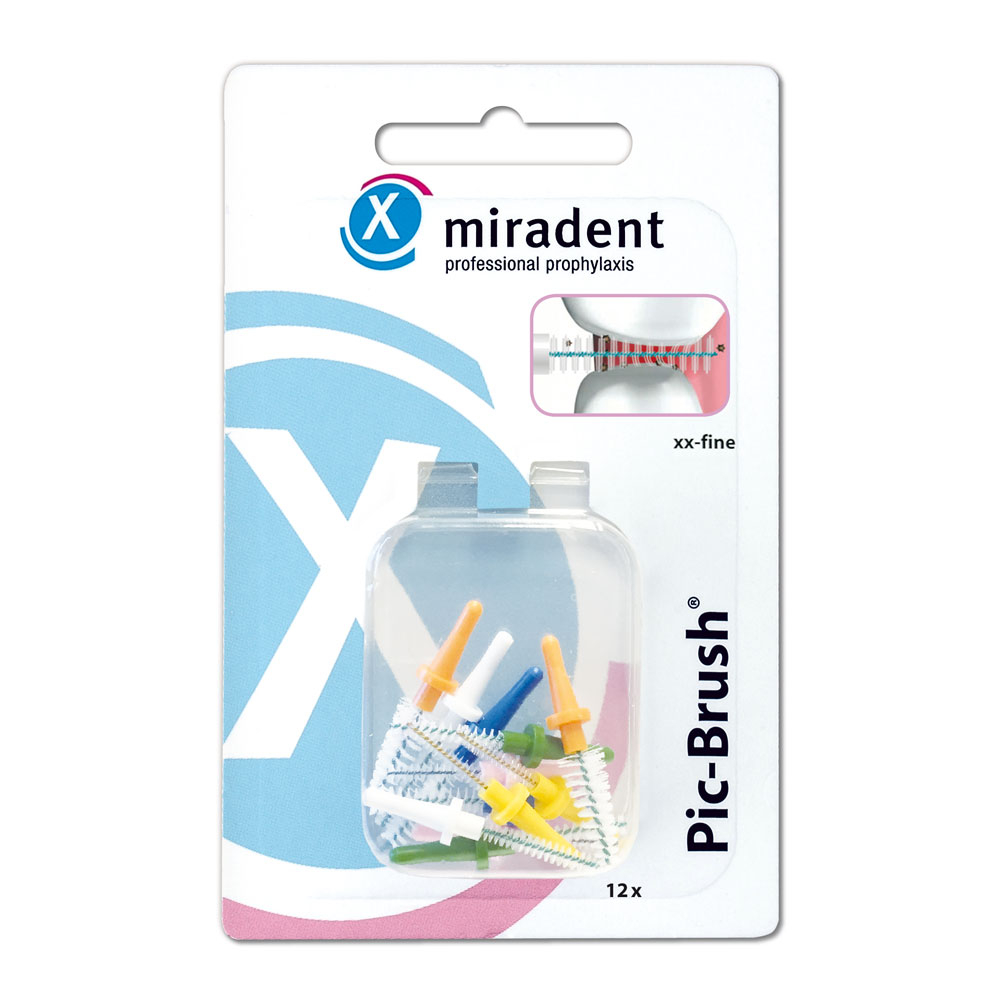 Miradent Pic-Brush Ersatzbürsten sortiert 12 Stk.